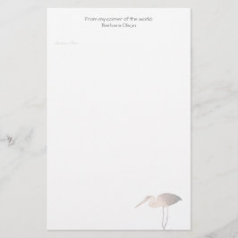 Egret Letterhead papier: Briefpapier