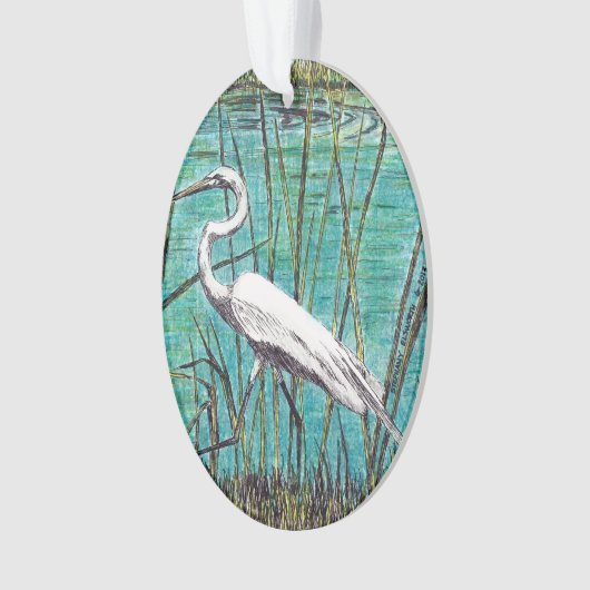 Egret Ornament (voorkant)