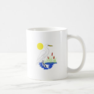 Egret Scene Koffiemok