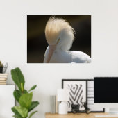 Egret vous regarde Poster (Bureau à domicile)