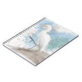 Egret watercolor  notitieboek (Linkerzijde)