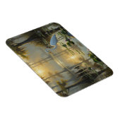 Egrets in Everglades National Park Morning Magneet (Rechterzijde)