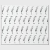 Egrets Pattern Cadeaupapier (Vlak)