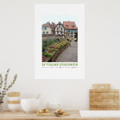 Eguisheim, France Vintage Poster (Keuken)