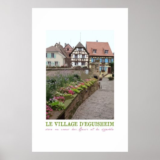 Eguisheim, France Vintage Poster (Voorkant)