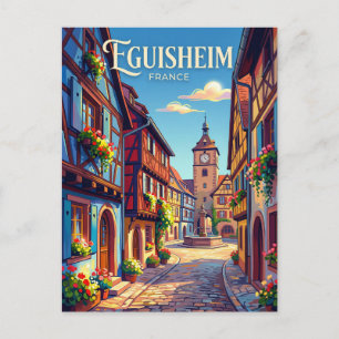 Eguisheim Frankrijk Briefkaart