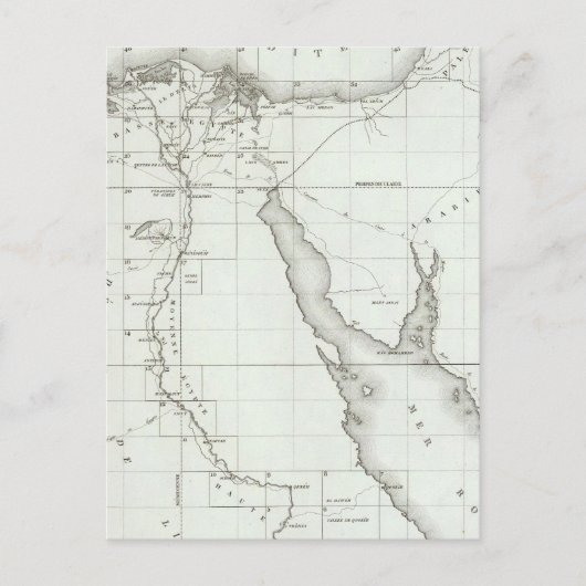 Egyopt en Palestina Briefkaart (Voorkant)