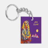 EGYPT م ص ر Acrylische Sleutelhanger (Voorkant Links)