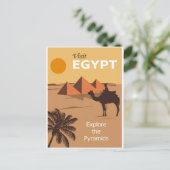 Egypt Cairo Vintage Travel Postcard Briefkaart (Staand voorkant)