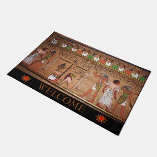 Egypt-Hieroglyphs Doormat Deurmat (Schuin)