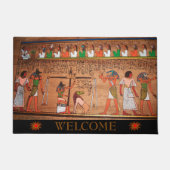 Egypt-Hieroglyphs Doormat Deurmat (Voorkant)