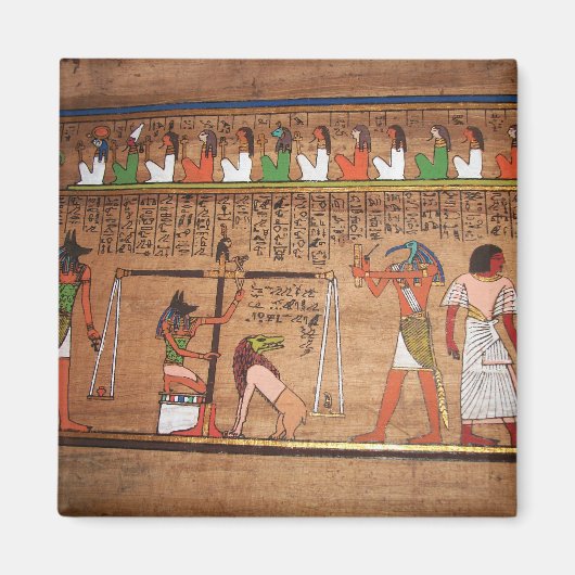 Egypt-Hieroglyphs Magnet Magneet (Voorkant)