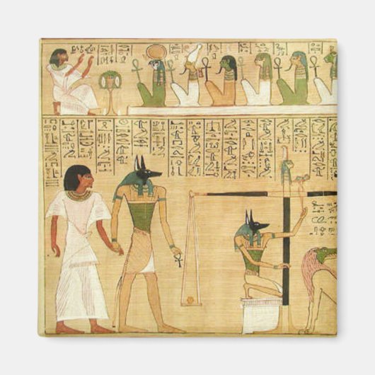 Egypt-Hieroglyphs Magnet Magneet (Voorkant)