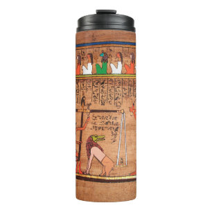 Egypt-Hieroglyphs Thermal Tumbler Thermosbeker