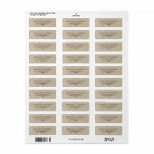 Egypt Passport Wedding Etiket (Full Sheet)