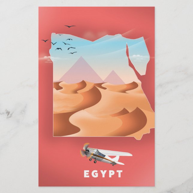 Egypt reisposter (Voorkant)