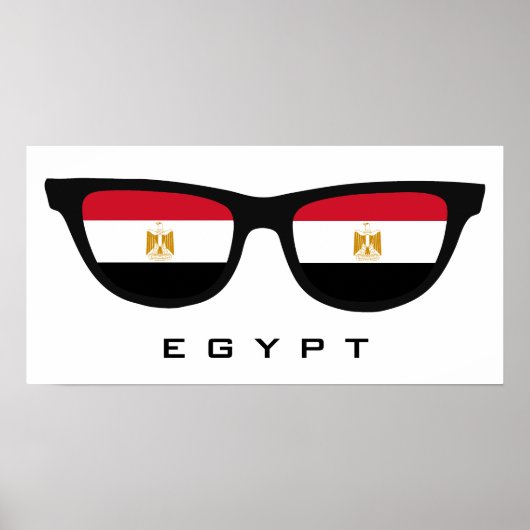 Egypt Shades custom text & color poster (Devant)