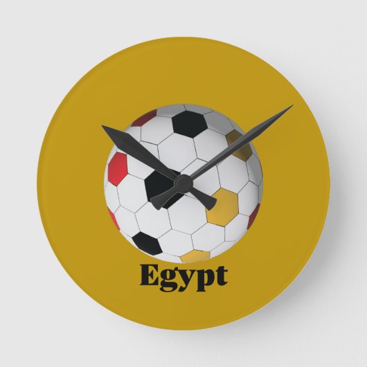 Egypt Soccer Ronde Klok (Voorkant)