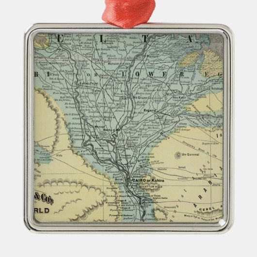 Egypte 14 metalen ornament (Voorkant)