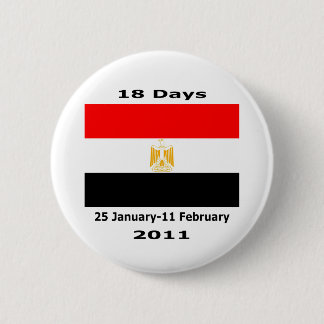 Egypte 18 dagen CUART Ronde Button 5,7 Cm
