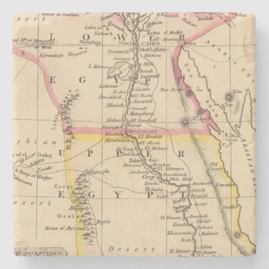 Egypte 2 stenen onderzetter (Voorkant)
