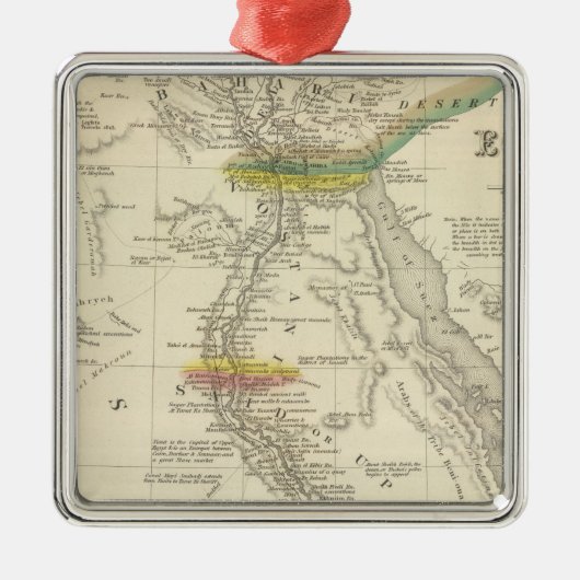 Egypte 7 metalen ornament (Voorkant)