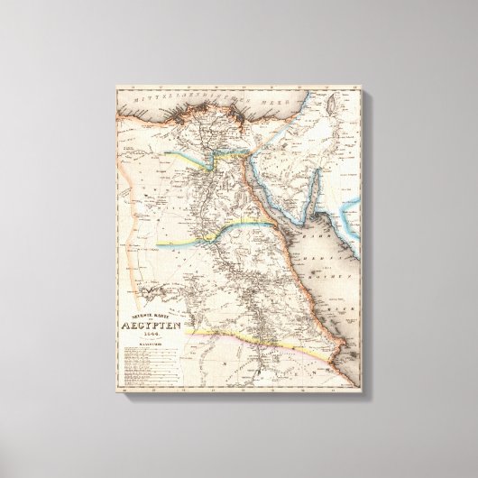 Egypte 9 canvas afdruk (Voorkant)