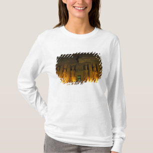 Egypte, Abu Simbel, Verlichte gevel van Kleine T-shirt