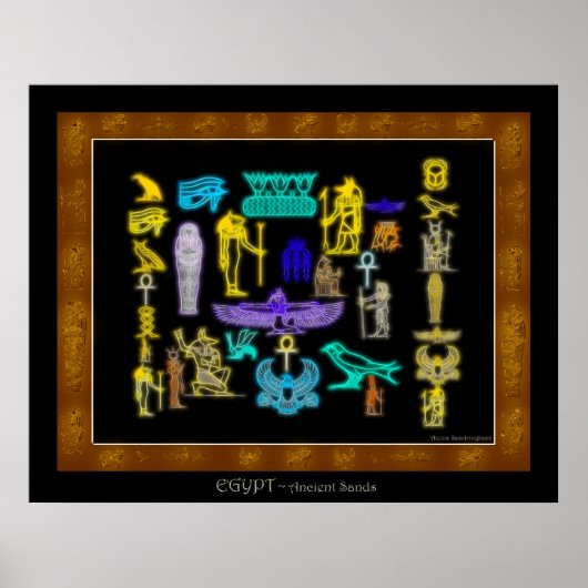EGYPTE ~ ANCIEN SANDS Poster d'art (Devant)