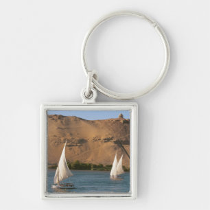 Egypte, Aswan, Nijl, Felucca-zeilboten, Sleutelhanger