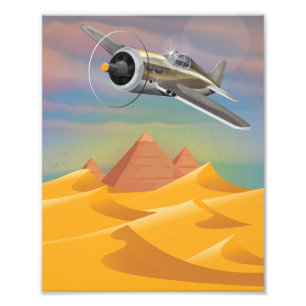 Egypte avontuur foto afdruk