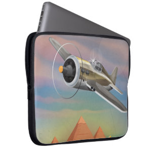 Egypte avontuur laptop sleeve