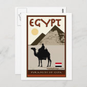 Egypte Briefkaart (Voorkant / Achterkant)
