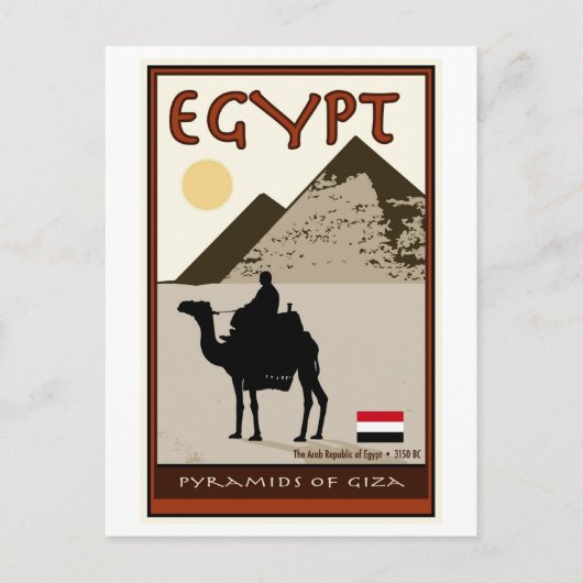 Egypte Briefkaart (Voorkant)