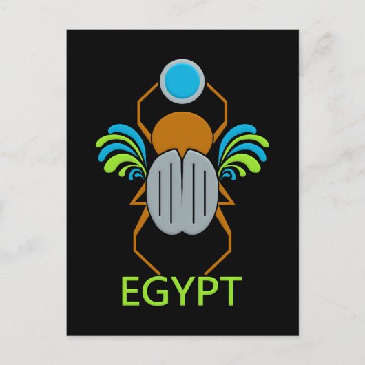 EGYPTE briefkaart (Voorkant)
