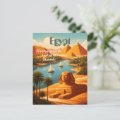 Egypte Briefkaart (Staand voorkant)