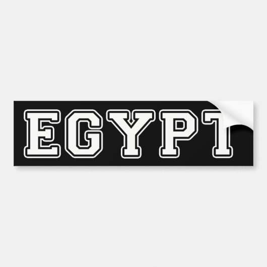 Egypte Bumpersticker (Voorkant)