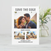 Egypte Caïro bestemming bruiloft foto opslaan datu Save The Date (Staand voorkant)