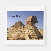 Egypte Caïro Giza Sphinx (St.K.) Magneet (Voorkant)