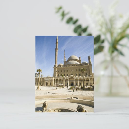 Egypte, Caïro. Het opleggen van Mohammed Ali Mosqu Briefkaart (Staand voorkant)