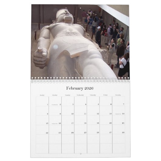 Égypte - Calendrier 2020 (Feb 2026)