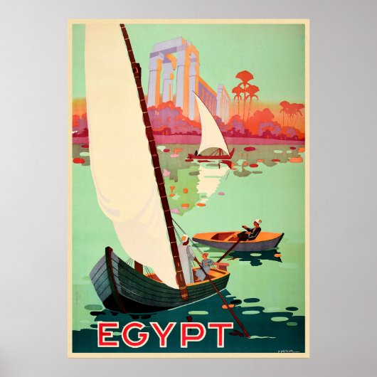 Egypte De Nijl Poster (Voorkant)