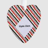 Égypte Drapeau égyptien Carrelé Personnalisé (devant)