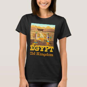 Egypte - Egyptisch Pyramid Ankh Pharaoh Te T-shirt