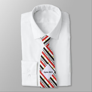 Egypte Egyptische Vlag Getegeld Gepersonaliseerde Stropdas