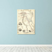 Egypte en Arabië Petraea Canvas Afdruk (Insitu (Houten vloer))