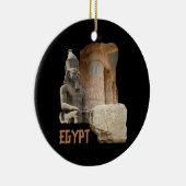 EGYPTE-fotokleurversiering Keramisch Ornament (Rechts)