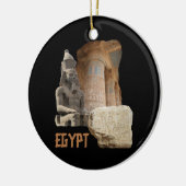 EGYPTE-fotokleurversiering Keramisch Ornament (Links)