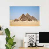 Egypte-Gizah Pyramids Huge Poster (Thuiskantoor)