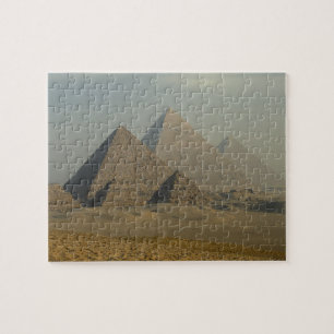 Egypte, Gizeh, Giza Piramide Complex, Giza Plateau Legpuzzel